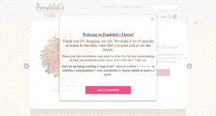 Desktop Screenshot of pondeleksflorist.com